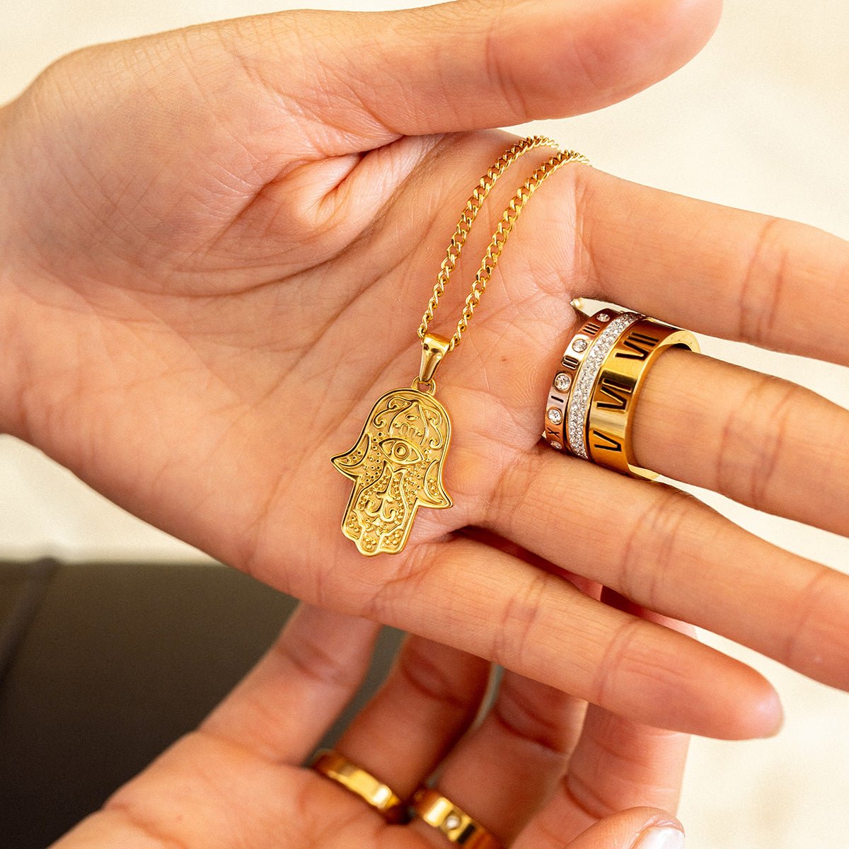 Triple Roman Numeral Ring | 18K Gold
