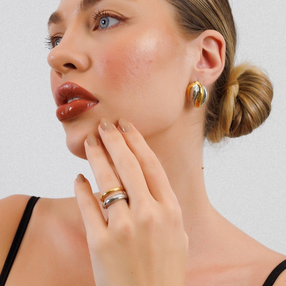 Duality Adjustable Ring | Gold & Silver Mix