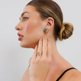 Flow Adjustable Ring | Gold & Silver Mix