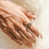 Roman Mesh Ring | Silver