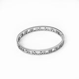 Roman Numeral Bracelet | Silver