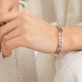 Roman Numeral Bracelet | Silver