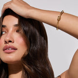 Central Knot Bracelet | 18K Gold