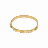 Navette Crystal Bracelet | 18K Gold