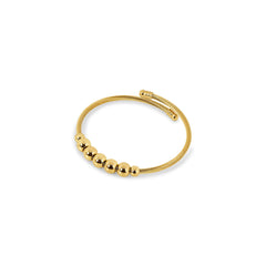 Anti-Stress Adjustable Ball Bracelet | 18K Gold