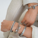 Triple Spiral Bracelet | Silver