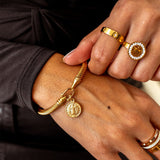 Saint Benedict Charm Bracelet | 18K Gold