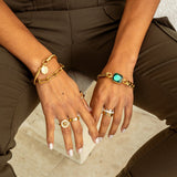 Saint Benedict Charm Bracelet | 18K Gold