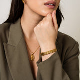 Wire Bangle | 18K Gold