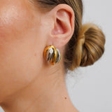 Twist Essence Earring | 18K Gold & Silver