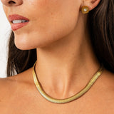 Gaia Mesh Choker Necklace | 18k Gold
