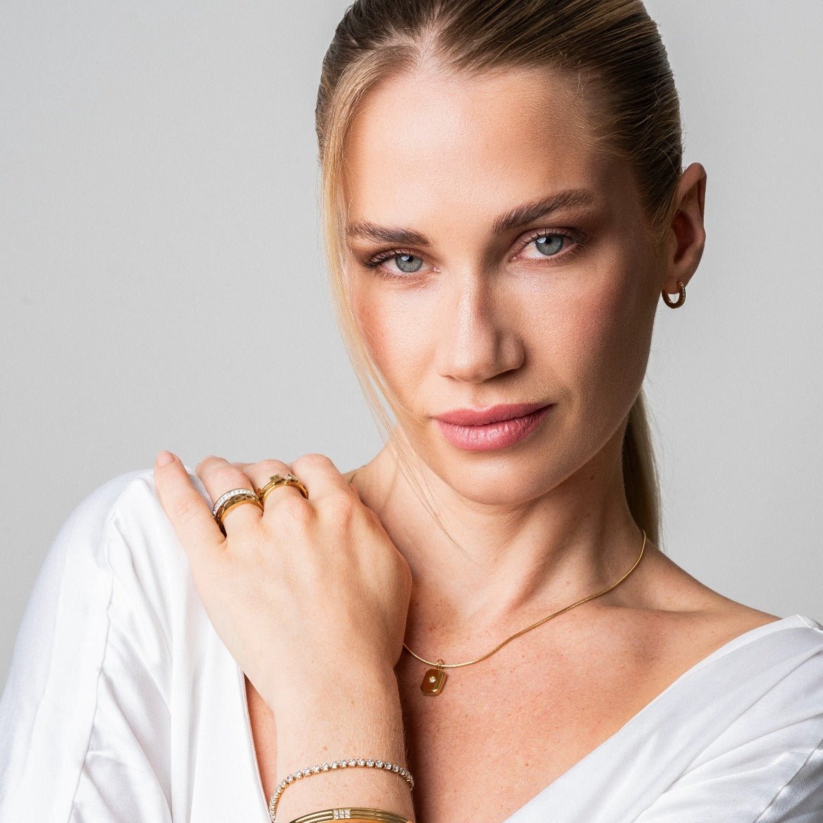 Shine Pendant Necklace | 18k Gold