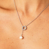 Sicília Pearl Necklace | Silver