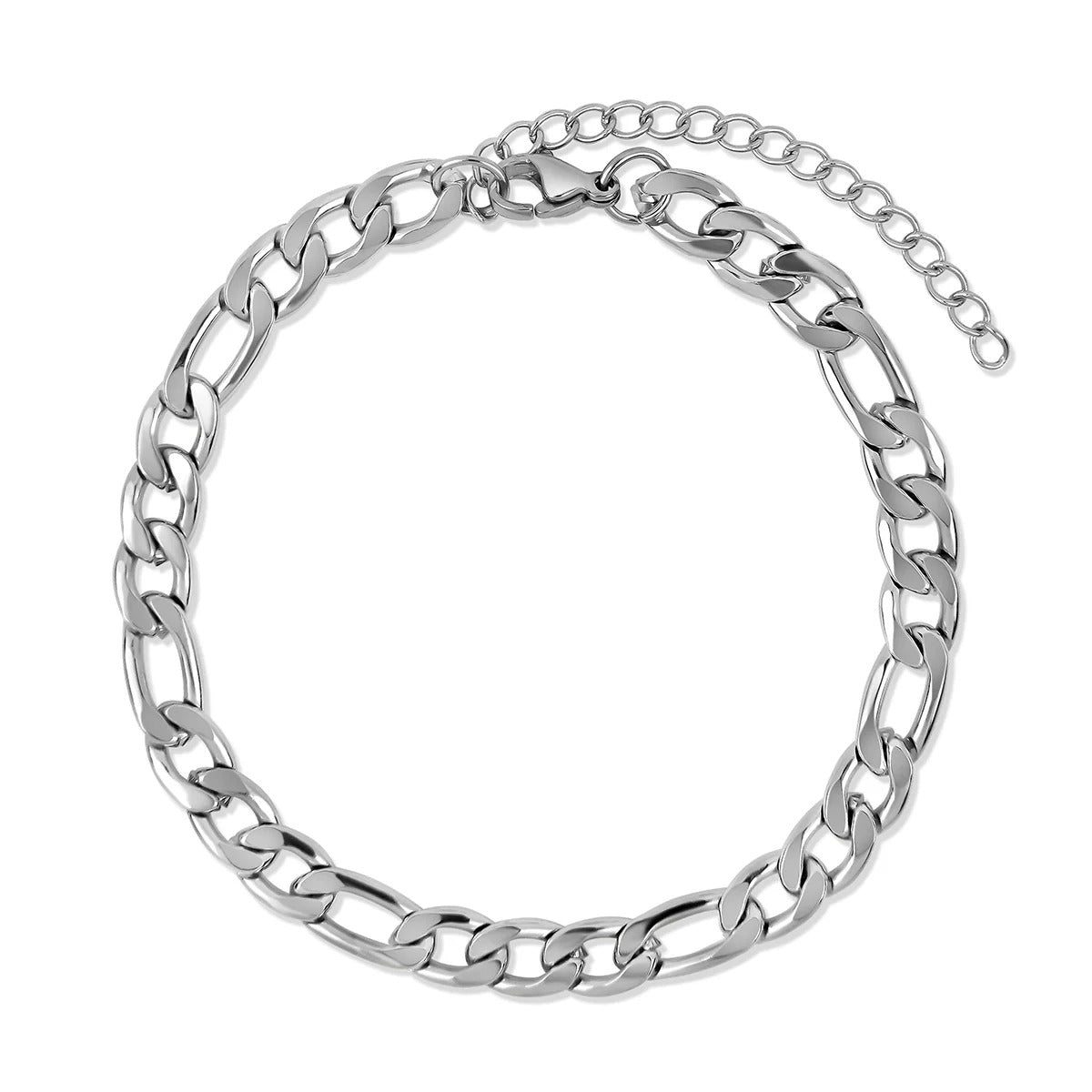 Elegance Chain & Rigid Bracelet Kit | Silver