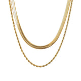 Melina Layered Necklace Set | 18K Gold