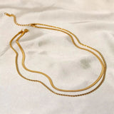 Melina Layered Necklace Set | 18K Gold