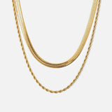 Melina Layered Necklace Set | 18K Gold