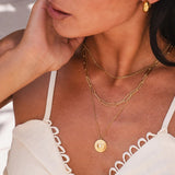 Cleopatra Layered Necklace Set | 18K Gold